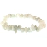 Cute Stretchy Snow Quartz Chip Bracelet