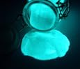 AQUA, BLUE/GREEN Glow in the Dark Pigment Powder 10g