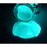 AQUA, BLUE/GREEN Glow in the Dark Pigment Powder 10g