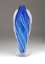 Starburst Vase: Middle Blue