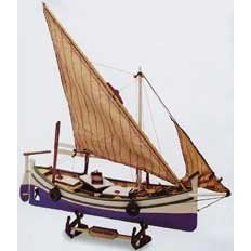 Palma Nova-Llaud Fishing Boat Wooden Ship Model Kit by Artesania Latina by Warehouse 36