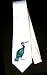 Party Decoration Necktie with cormorant, bird, animal
