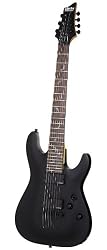 Schecter Damien-7 7-String Electric Guitar (Satin Black)