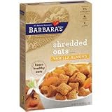 Barbara's Bakery Shredded Oats,Vanilla Almond 14 oz. (Pack of 6)