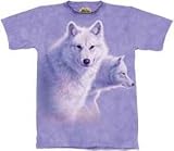The Mountain Graceful White Wolves Tee T-shirt
