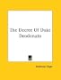 The Decree Of Duke Deodonato