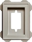 Builders Edge #130130002-017 Grey Recessed Mini Block