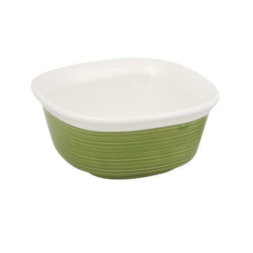 CorningWare Etch 20-Ounce Square Baking Dish, Green