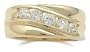Men's Cubic Zirconia Wedding Band