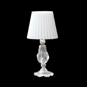 Dollhouse Miniature Crystal-Look Table Lamp