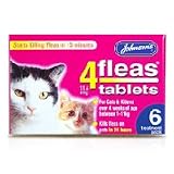 Johnsons 4Fleas Cat & Kitten Tablets 6 Pack