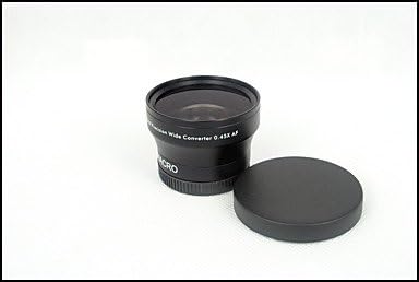 37mm 0.45x WIDE Angle + Macro Conversion LENS 37 0.45 Black