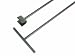 Monument 339c Stopcock Key 42in - Crutch Pattern