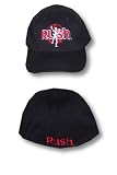 RUSH - Star Logo - Flexfit Bio-Domes Baseball Cap / Hat - One Size Fits Most