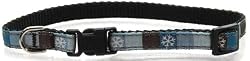 Snowflake Winter Dog Collar Size XS