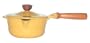 Lafont 2-Quart Saucepan with Wood Handle, Yellow
