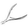 Tweezerman 1/2 Jaw Chrome Cuticle Nipper