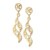 14KT Filigree Swirl Earrings