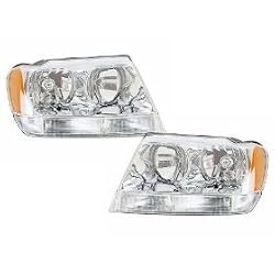Jeep Grand Cherokee Limited Headlights OE Style Replacement Headlamps Driver/...