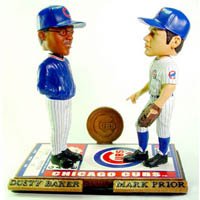 MLB Bobble Mates Bobble Head - Chicago Cubs Baker & Prior