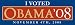 Barack Obama Bumper Sticker - I Voted Obama