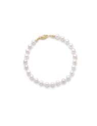 7" 5.5mm-6mm Grade AA Cultured Akoya Pearl Bracelet