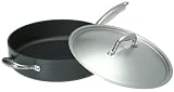Anolon Titanium Non Stick Dishwasher Safe 5-Quart Saut? with Lid and Helper Handle