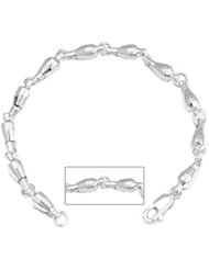 Sterling Silver 8.5" 8" Swivel Link Bracelet 3d
