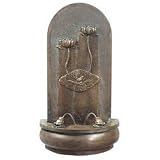 Frog Fountain - Lightweight Fiberglass and Resin - Bronze Patina (Bronze) (36H x 20W x 12D)