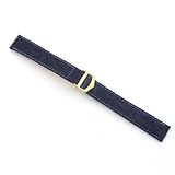 Blue Genuine Crocodile Strap 15mm