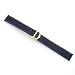 Blue Genuine Crocodile Strap 15mm