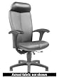 Via Voss Chair, Cloth Full Scale, High Back, Large Seat (Black Fabric)