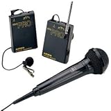 New Azden Wmspro WMS-PRO System Belt-Pack Transmitter 2 Plug-In Electret Condenser Microphones
