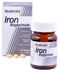 Health Aid, Iron Bisglycinate (Iron  Vitamin 
