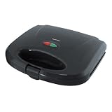 2 Slice Sandwich Toaster in Black