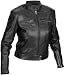 RIVER ROAD WOMENS SAVANNAH LEATHER MOTORCYCLE JACKET