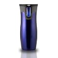 Contigo Trinkbecher West Loop Stainless Steel Insulated, stainless blau, 470 ml, 1000-0094