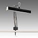 Double Tube Fluorescent Swing Arm Task Lamp Kit in Black