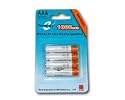 Card NiMH AAA 1000mAh Pre-charged Ready To Use Rechargeable high capacity batteries, 1 Card total 4xAAA