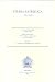 Other Greek Writers, John of Damascus and Beyond, the West to Hilary (Studia Patristica)