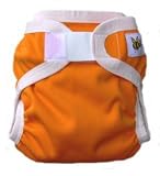 3138rFQLTpL. SL160  Baby BeeHinds PUL Wrap Diaper Cover   Orange Burst Medium