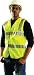 OccuNomix XL Yellow Sleeveless Traffic Vest Class 2