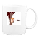 Mug with tree, cuckoo, clock, singing, spring, house by Shopzeus