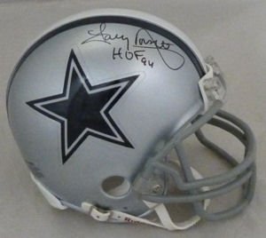 Tony Dorsett Autographed Dallas Cowboys Mini Helmet w/