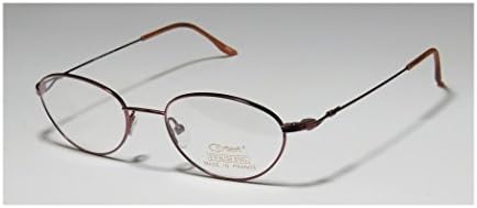 Cottet Genesis 55 Mens/Womens Designer Full-rim Eyeglasses/Glasses (47-18-140, Shiny Burgundy)