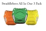 Swaddlebee All In One, Snap Cloth Diaper 3 pack
