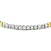 14K Two-Tone Gold Diamond Bracelet -- .50 Ct. I2-I3 J/K