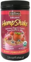 HempShake, Berry Pomegranate, Superfood Drink Mix, Organic, 15 oz.
