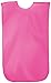 Adult Waterproof Coverall Bib with Catch-All Pocket and Carrying Case, Pink
