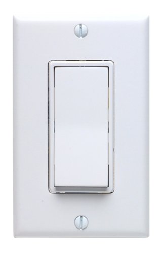 LEVITON L12-05671-00W GROUNDING SWITCH W/WALLPLATE